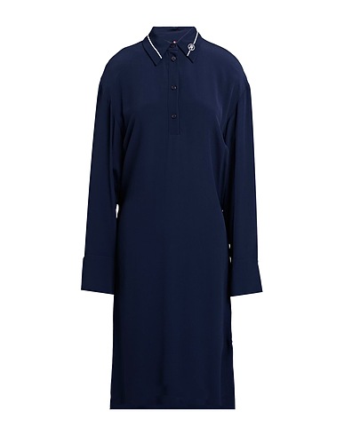 TOMMY HILFIGER Midi dress Midnight blue 100% Viscose