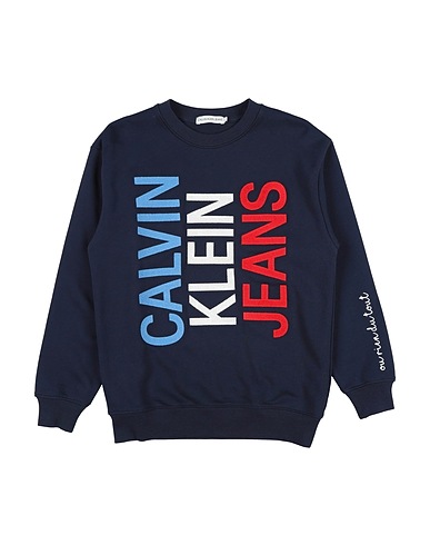CALVIN KLEIN JEANS Felpa 100% Cotone organico, Elastan