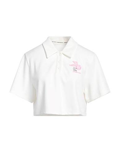 MISS SIXTY Poloshirt Weiß 48% Polyester, 42% Baumwolle, 10% Polyamid