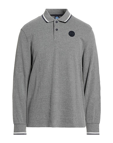 NORTH SAILS Μπλουζάκι Polo Γκρι 100% Βαμβάκι