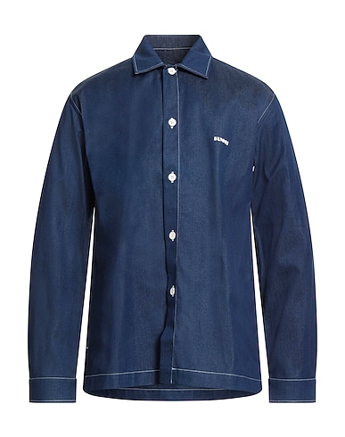 SUNNEI Jeanshemd Blau 100% Baumwolle
