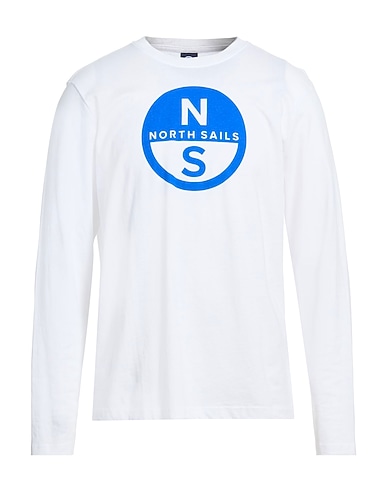 NORTH SAILS T-shirt BIANCO 100% Βαμβάκι