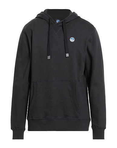 NORTH SAILS Hooded track jacket  Black 100% Cotton