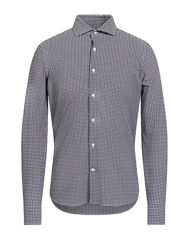 GHIRARDELLI Patterned shirt NEXT Midnight blue 70% Polyamide, 30% Elastane