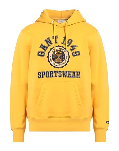 GANT Sweat-shirt Jaune 78% Coton, 22% Polyester, Élasthanne