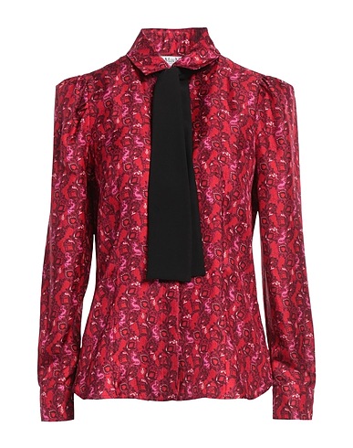 MAX MARA Floral shirts & blouses Garnet 100% Silk
