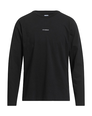 C.P. COMPANY Camiseta básica Negro 100% Algodón