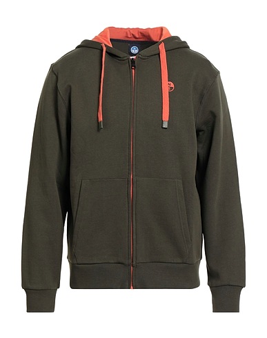 NORTH SAILS Felpa Verde militare 100% Cotone