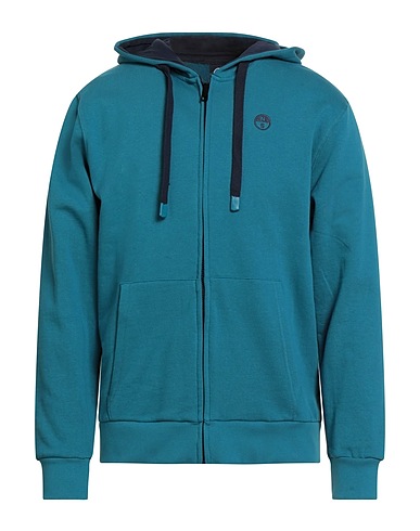 NORTH SAILS Hoodie Aquamarin 100% Baumwolle