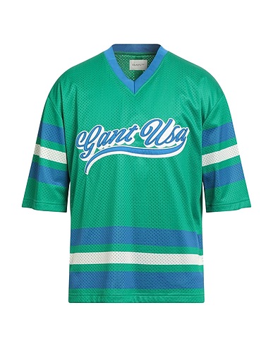 GANT T-shirt Green 100% Polyester