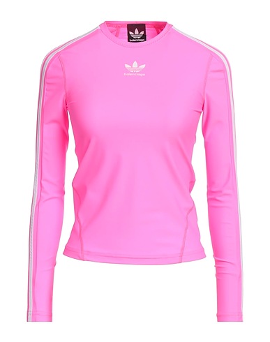 BALENCIAGA x ADIDAS ORIGINALS T-shirt Pink 78% Polyamide, 22% Elastane