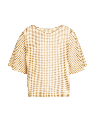 MAISON LAVINIATURRA Top Mustard 63% Silk, 37% Polyester