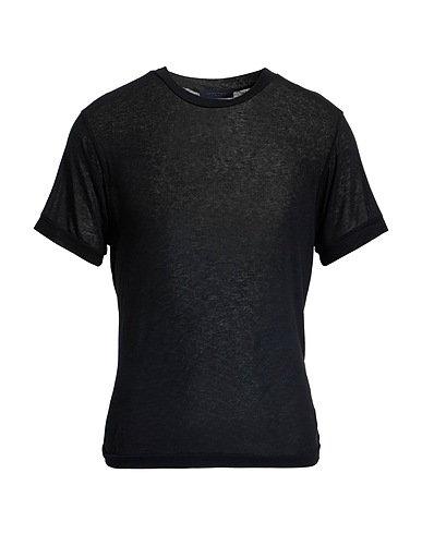 DANIELE FIESOLI T-shirt Nero 64% Viscosa, 18% Nylon, 10% Cachemire, 8% Elastan