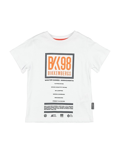 BIKKEMBERGS T-shirt White 100% Cotton