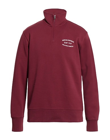 GANT Sweatshirt Burgundy 80% Cotton, 15% Polyester, 5% Elastane
