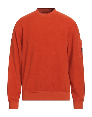 C.P. COMPANY Sweatshirt Rust 100% Cotton