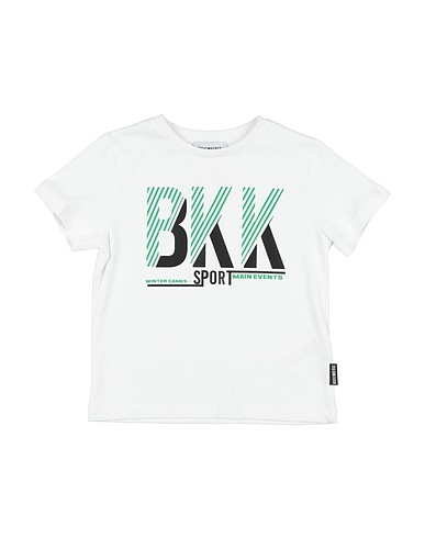 BIKKEMBERGS T-shirt White 100% Cotton