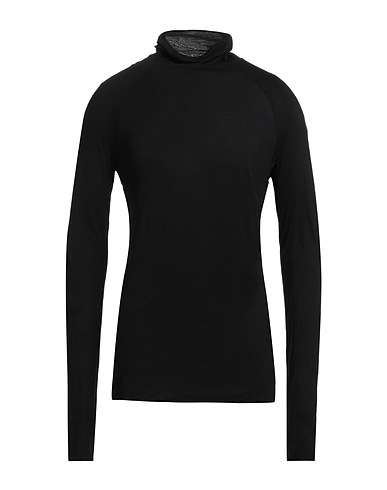 ANDREA YA' AQOV ベーシックTシャツ ブラック 竹繊維 100%