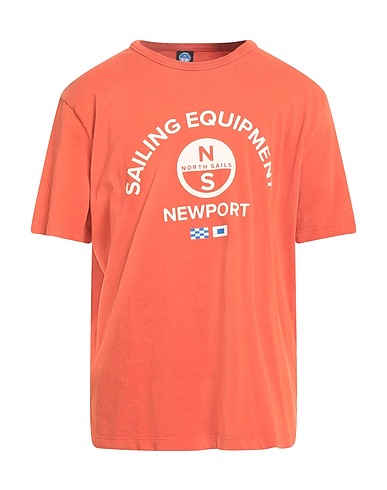 NORTH SAILS T-shirt Orange 100% Cotton
