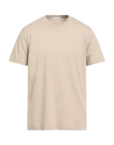 DANIELE FIESOLI Basic T-shirt Beige 100% Cotton