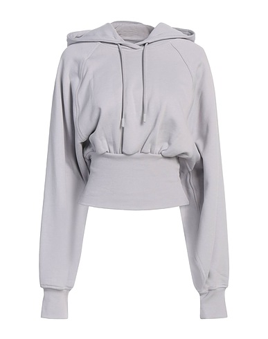 ADIDAS by STELLA McCARTNEY Hooded sweatshirt Light grey 100% Cotton