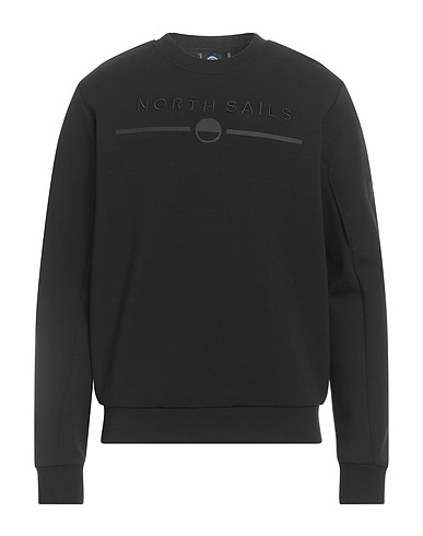 NORTH SAILS Sweatshirt Black 52% Polyester, 40% Cotton, 8% Elastane