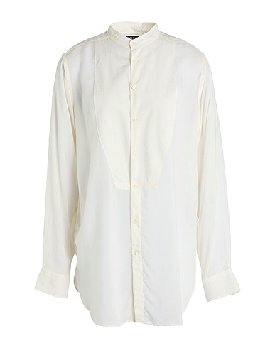 POLO RALPH LAUREN Solid colour shirts & blouses Ivory 100% Viscose