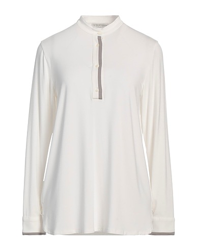 LE TRICOT PERUGIA T-shirt White 94% Viscose, 6% Elastane