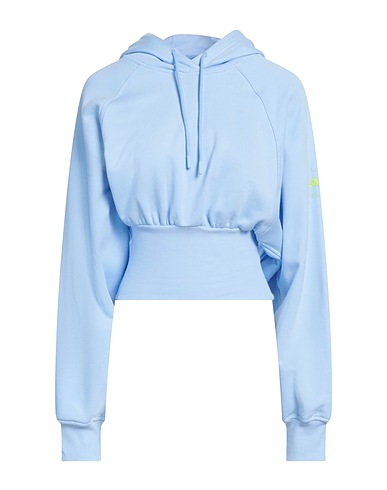 ADIDAS by STELLA McCARTNEY Hooded sweatshirt Light blue 100% Organic cotton