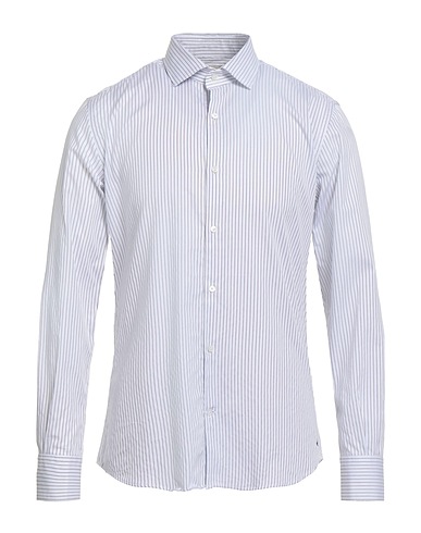 BROOKSFIELD Striped shirt Off white 100% Cotton