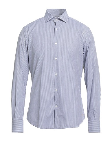 BROOKSFIELD Striped shirt Charcoal 100% Cotton