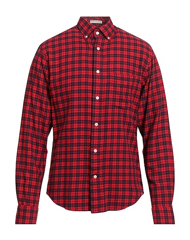 GANT Checked shirt Red 70% Cotton, 30% Recycled cotton