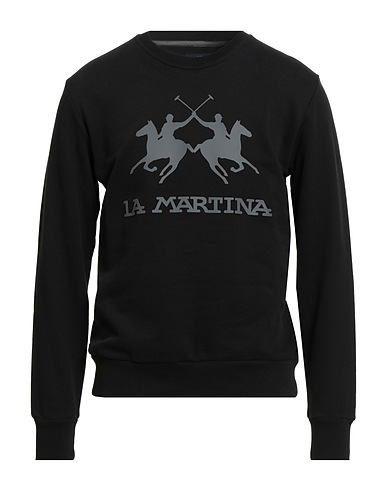 LA MARTINA Sweatshirt Black 100% Cotton