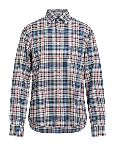 GANT Checked shirt Pink 100% Organic cotton
