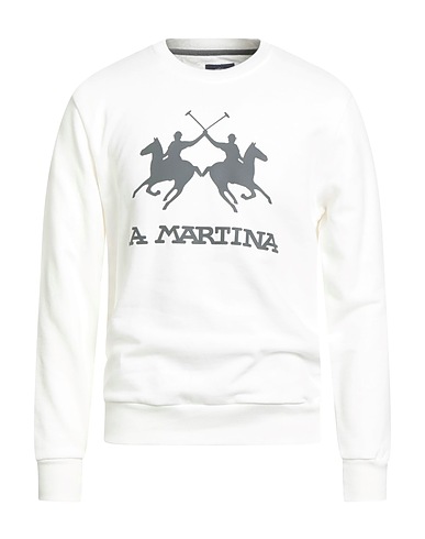LA MARTINA Sweatshirt White 100% Cotton