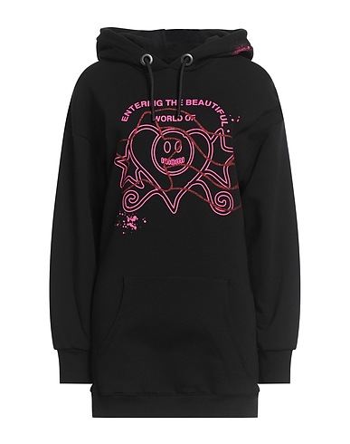 IMOMI Felpa Nero 100% Cotone
