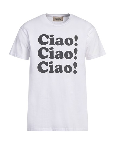 ALESSANDRO ENRIQUEZ T-shirt Bianco 100% Cotone