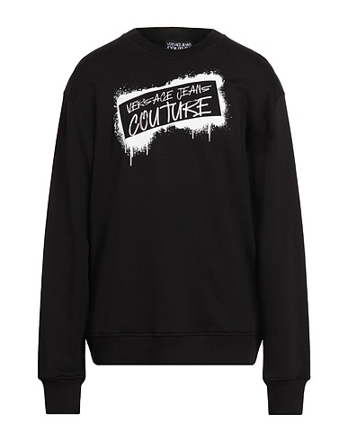 VERSACE JEANS COUTURE Sweatshirt NERO 100% Cotton