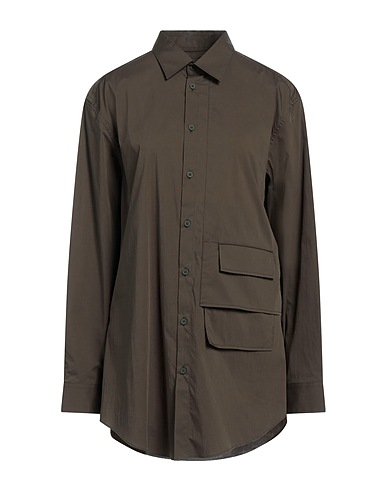 Y-3 Solid colour shirts & blouses ADIDAS BY YOHJI YAMAMOTO Military green 73% Cotton, 23% Polyamide, 4% Elastane