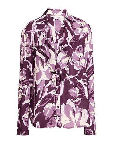 GAUDÌ Patterned shirts & blouses Plum 100% Polyester