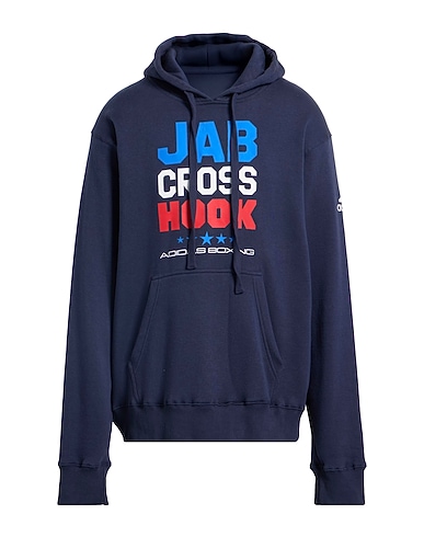 ADIDAS Felpa Blu navy 80% Cotone, 20% Poliestere