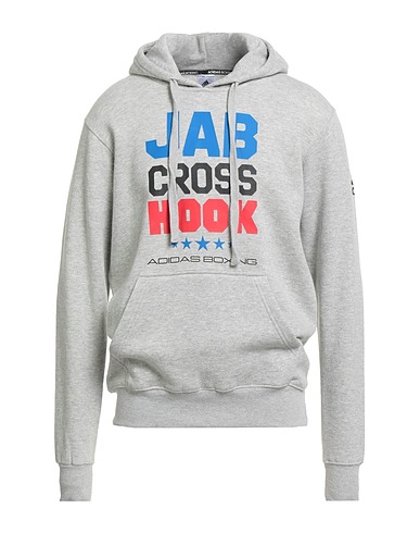 ADIDAS Felpa Grigio chiaro 80% Cotone, 20% Poliestere
