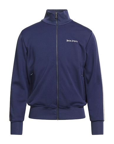 PALM ANGELS Sweatshirt Navy blue 100% Polyester, Elastane