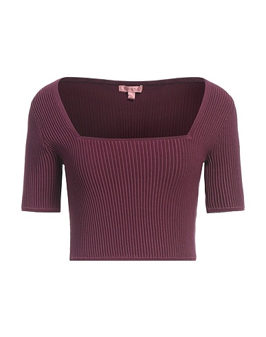 GUESS Top Plum 89% Viscose, 10% Polyamide, 1% Elastane