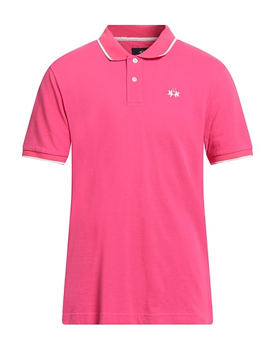 LA MARTINA Polo shirt Fuchsia 100% Cotton