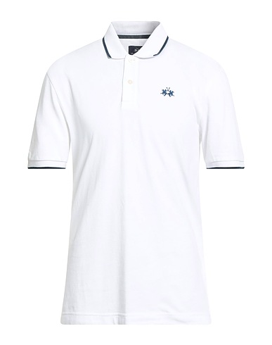 LA MARTINA Poloshirt Weiß 100% Baumwolle