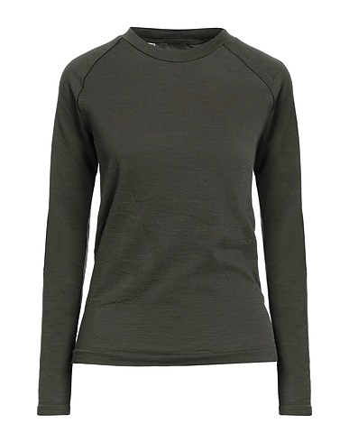 Y-3 T-shirt Military green 59% Recycled polyester, 17% Wool, 16% Viscose, 8% Polyamide