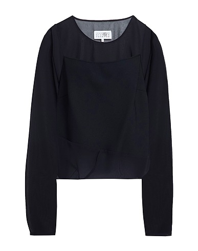 MM6 MAISON MARGIELA Top Black 100% Polyester