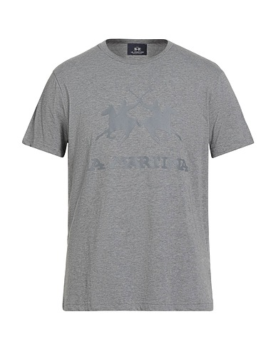 LA MARTINA T-shirt Grey 100% Cotton