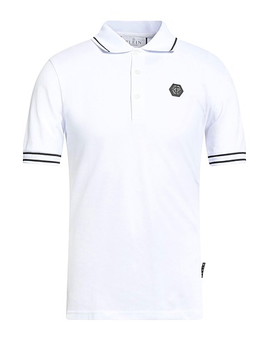 PHILIPP PLEIN Polo shirt White 100% Cotton
